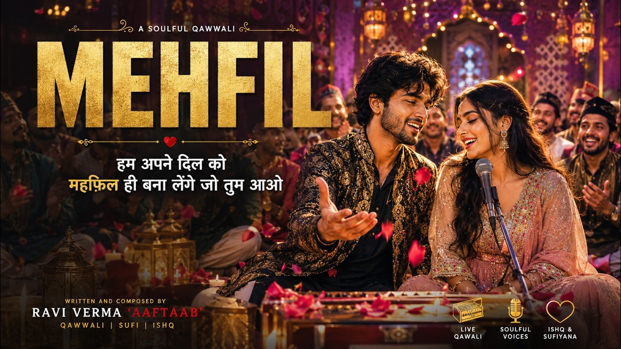 Mehfil – Agar tum aa jao | Qawwali Vibes | Romantic | Ravi Verma #aaftaab