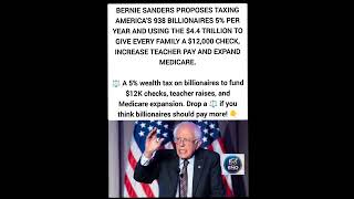 Bernie Sanders' $4.4 Trillion Billionaire Tax Plan Explained! ⚖️💰