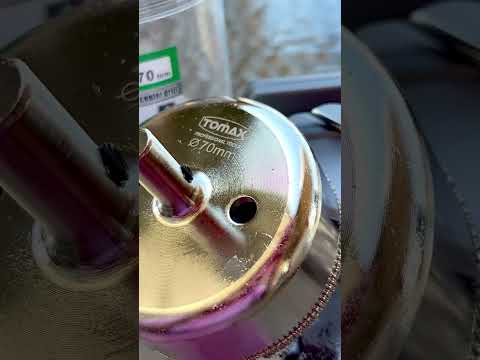 Коронки для плитки 70 мм алмазні з центрувальним свердлом TOMAX, видео 1