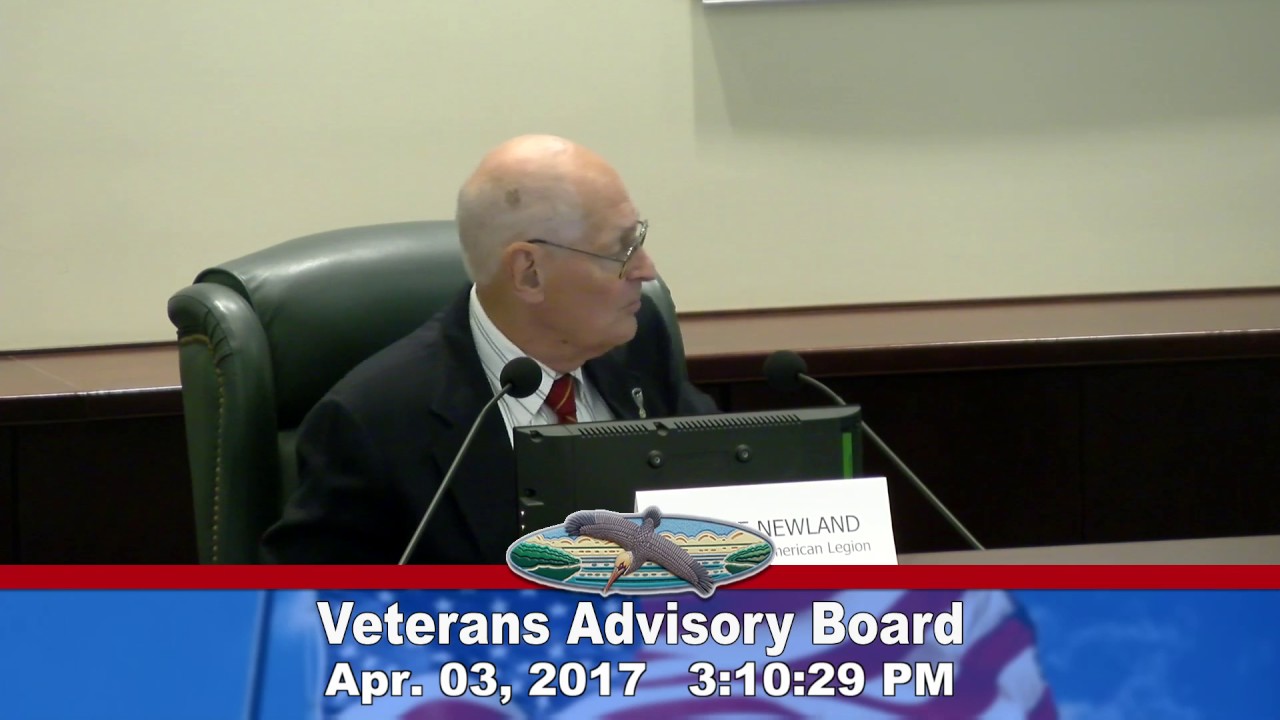 April 3, 2017 Veterans Advisory Board YouTube