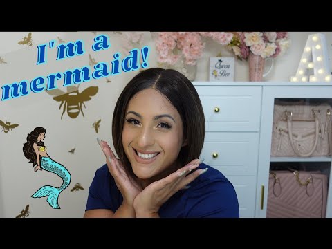 My first mermaid tail by Finfun - YouTube
