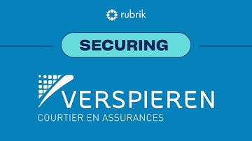 Verspieren Accelerates Digital Transformation With Rubrik Security Cloud