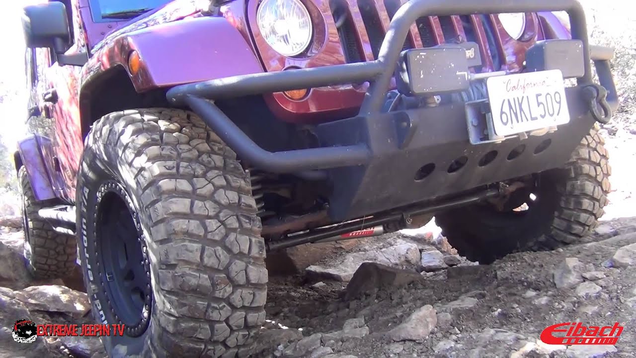 Eibach Jeep All Terrain Lift Kit Test YouTube
