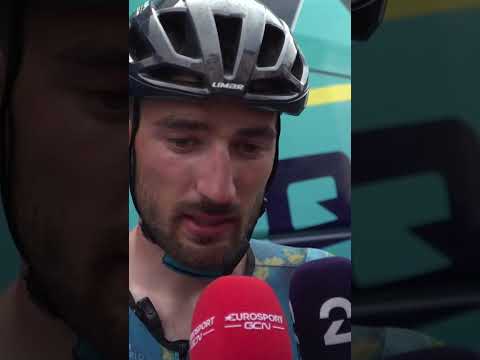 😞Gianni Moscon raconte la chute de Cavendish synonyme d'abandon sur la 8e étape du Tour 2023 #shorts
