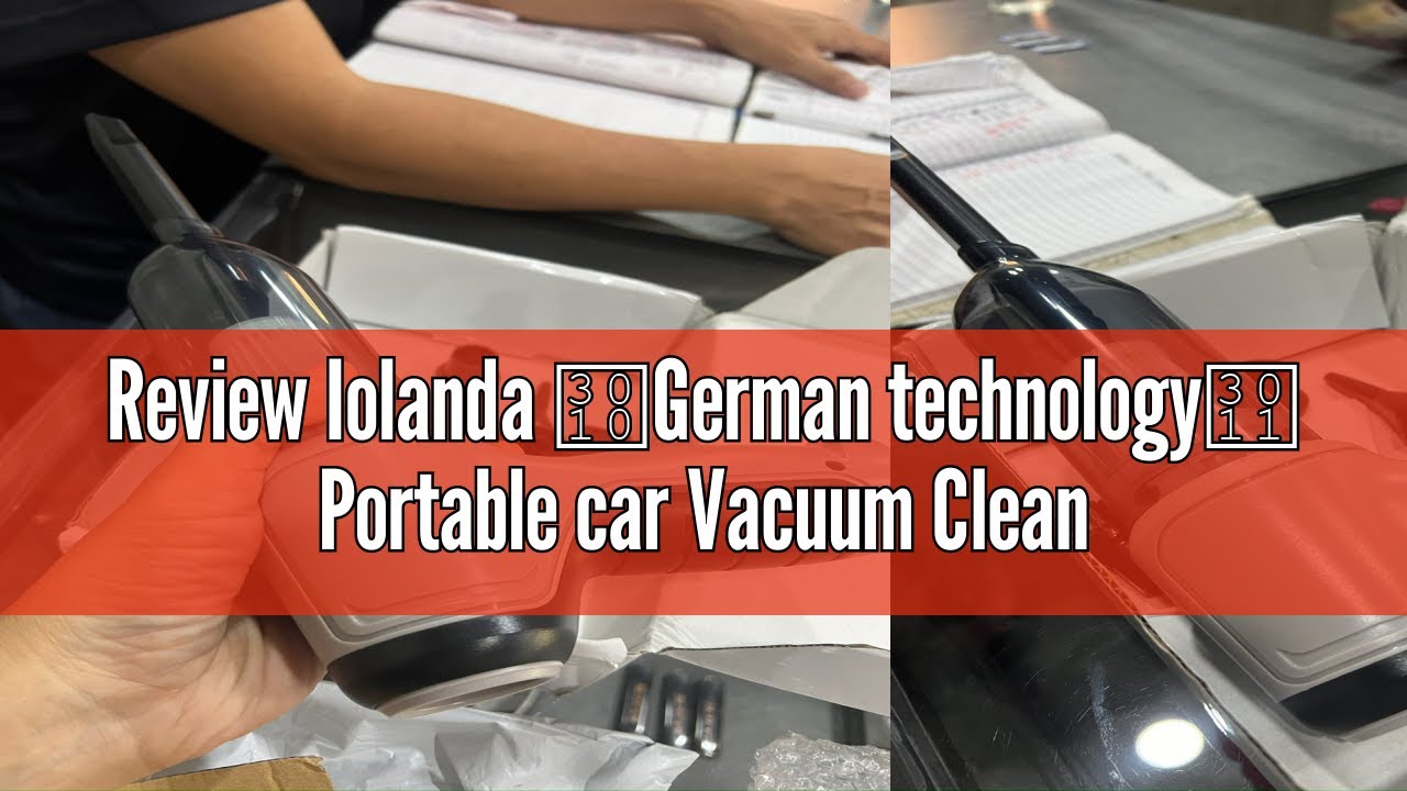 Review Iolanda 【German technology】 Portable car Vacuum Cleaner 6 In 1 for home Rechargable mini vacc