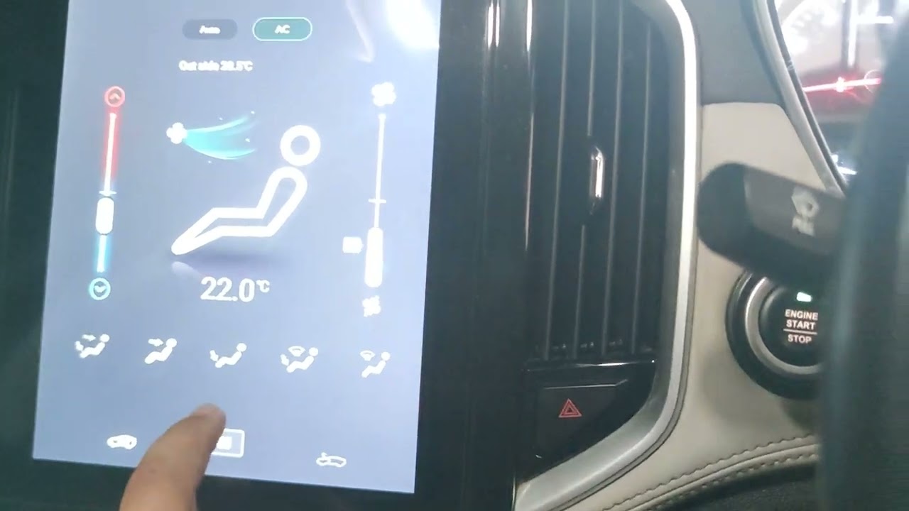 Wuling Almaz, thn 2019, phase 1. uji coba penambahan system pendinginan Radiator (temperature)