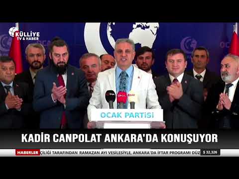 Kadir Canpolat Ankara'da Konuşuyor