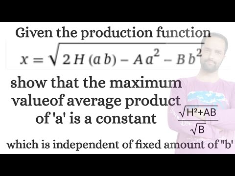 Average Product of