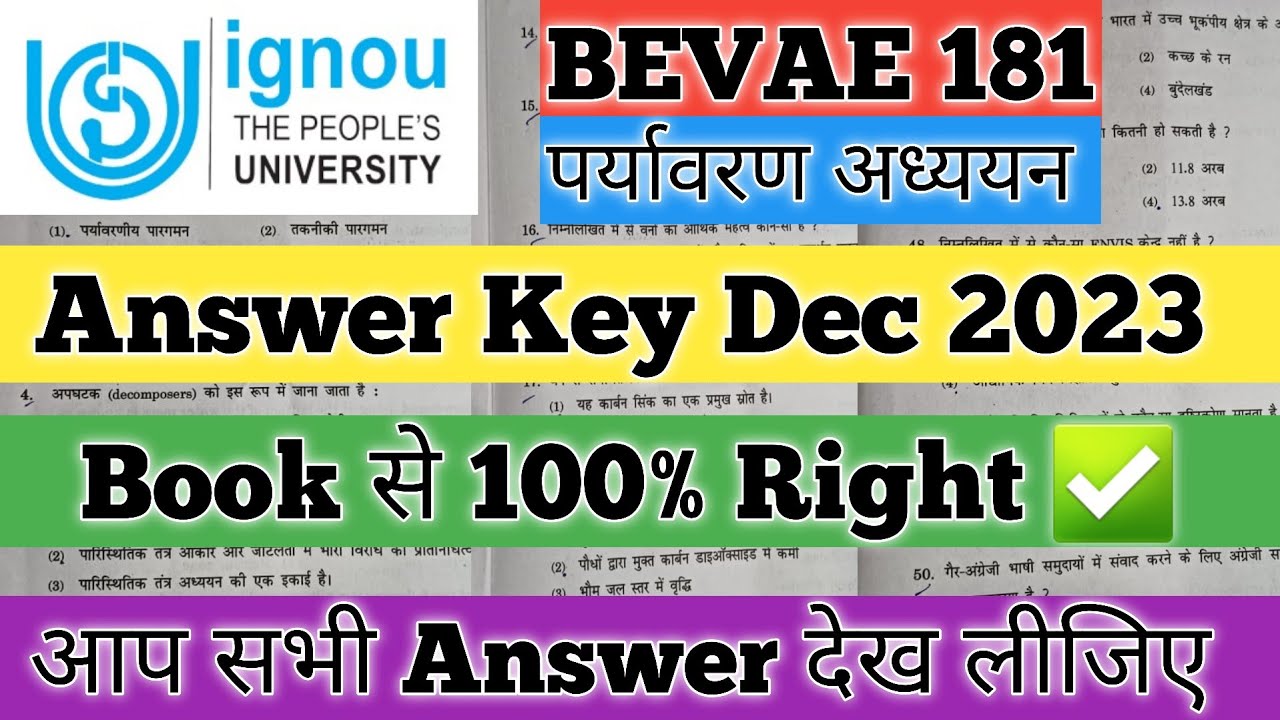 BEVAE 181 Answer Key December 2023 BEVAE 181 December 2023 Answer key ...