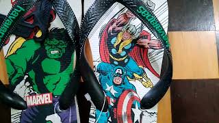 Chinelo havaianas Marvel comics