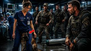 Just A Nurse, The Elite Navy SEAL Laughed—Until His K9 Whimpered Scared Behind Her Legs