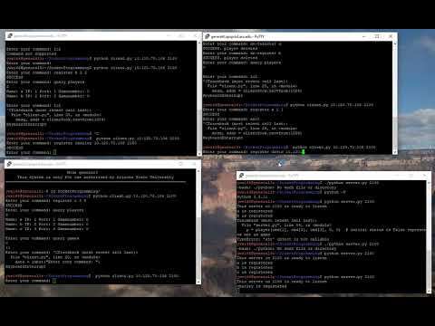 Socket Programming in Python Milestone Functions Demo
