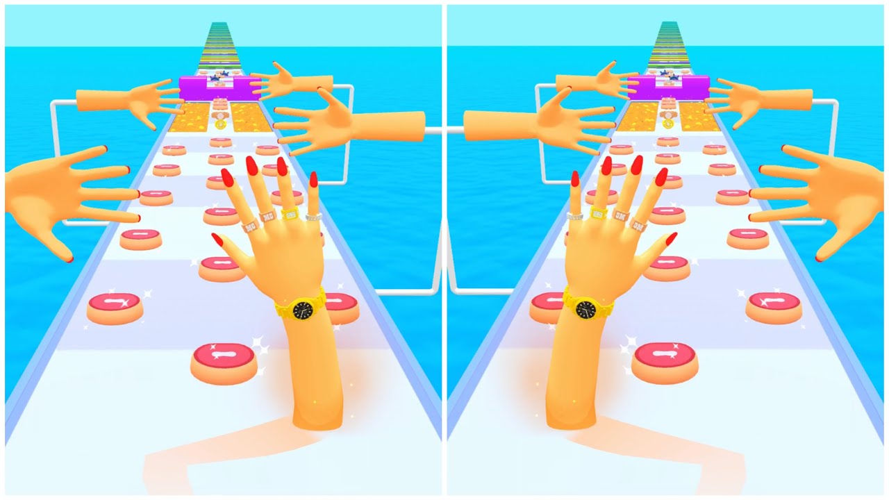 ✅Softy Hand Runner Game | All Levels Gameplay Android,iOS STHARU241