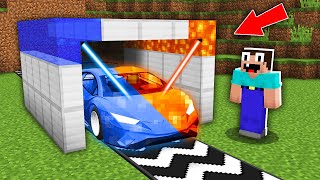 LAVA vs WATER GARAGE in Minecraft...