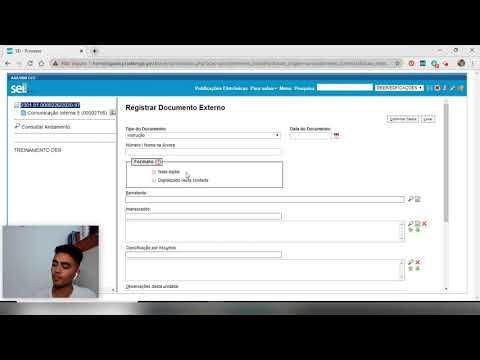 Como incluir um documento externo no SEI ( PDF, Excel)