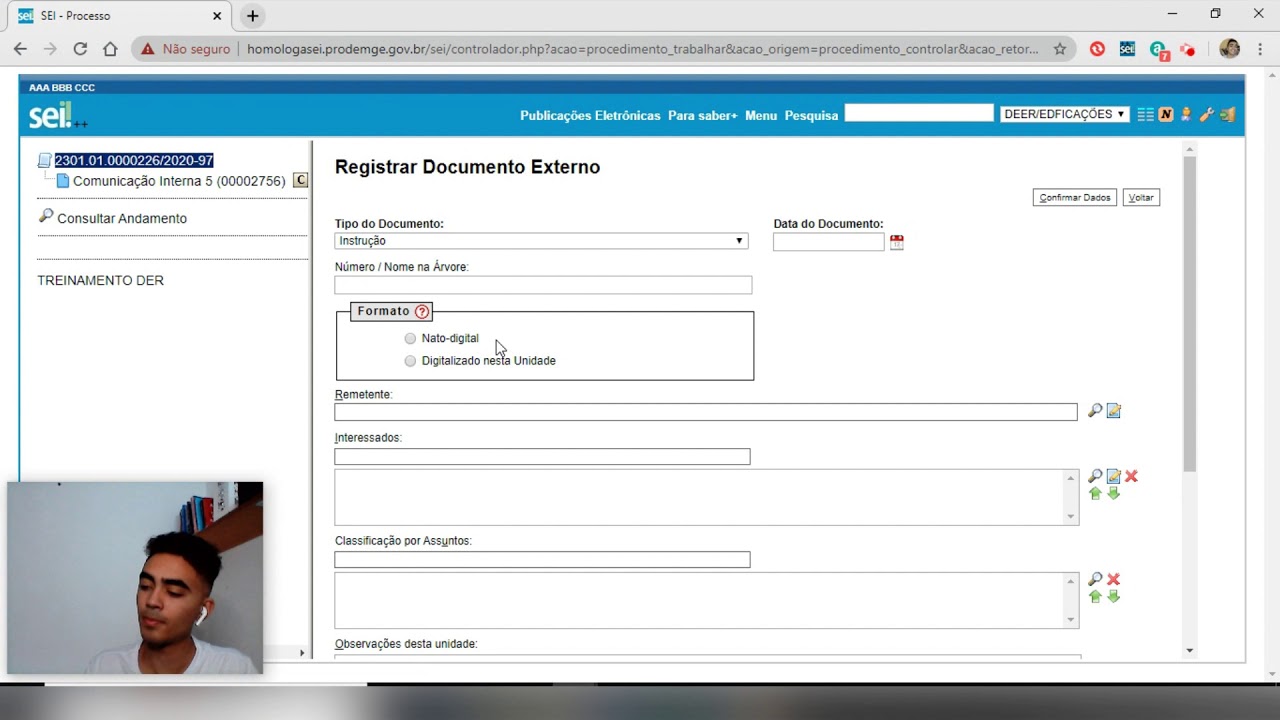 Como Incluir Um Documento Externo No SEI PDF Excel YouTube