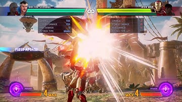 Marvel vs. Capcom: Infinite - Doctor Strange Midscreen BnB (1 bar, no stones - 6263 damage)