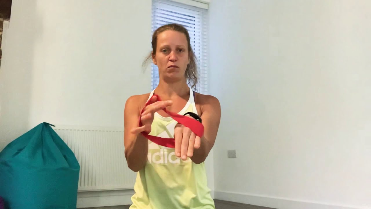 Lateral raise with mini band - At Home - Energy Explosion - YouTube