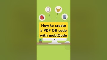 How to create a QR Code for a PDF file in mobiQode ? #qr