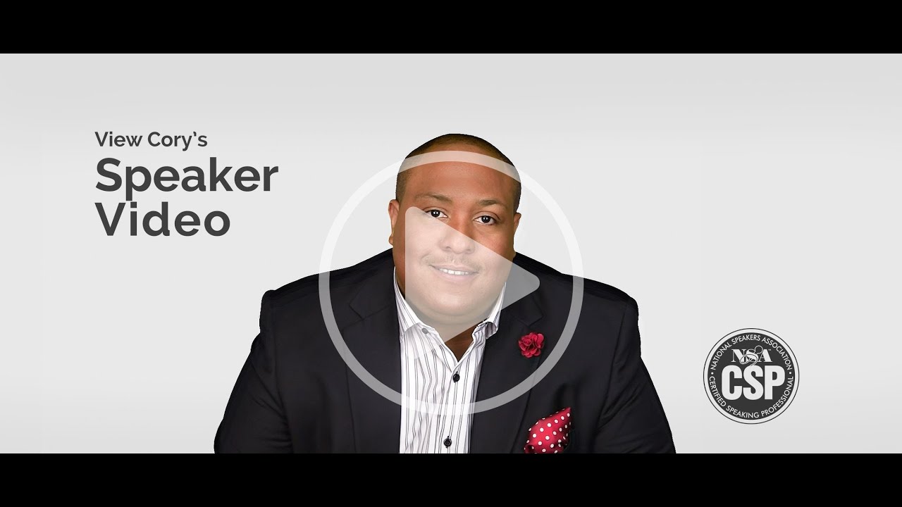 Cory Mosley - Certified Speaking Professional