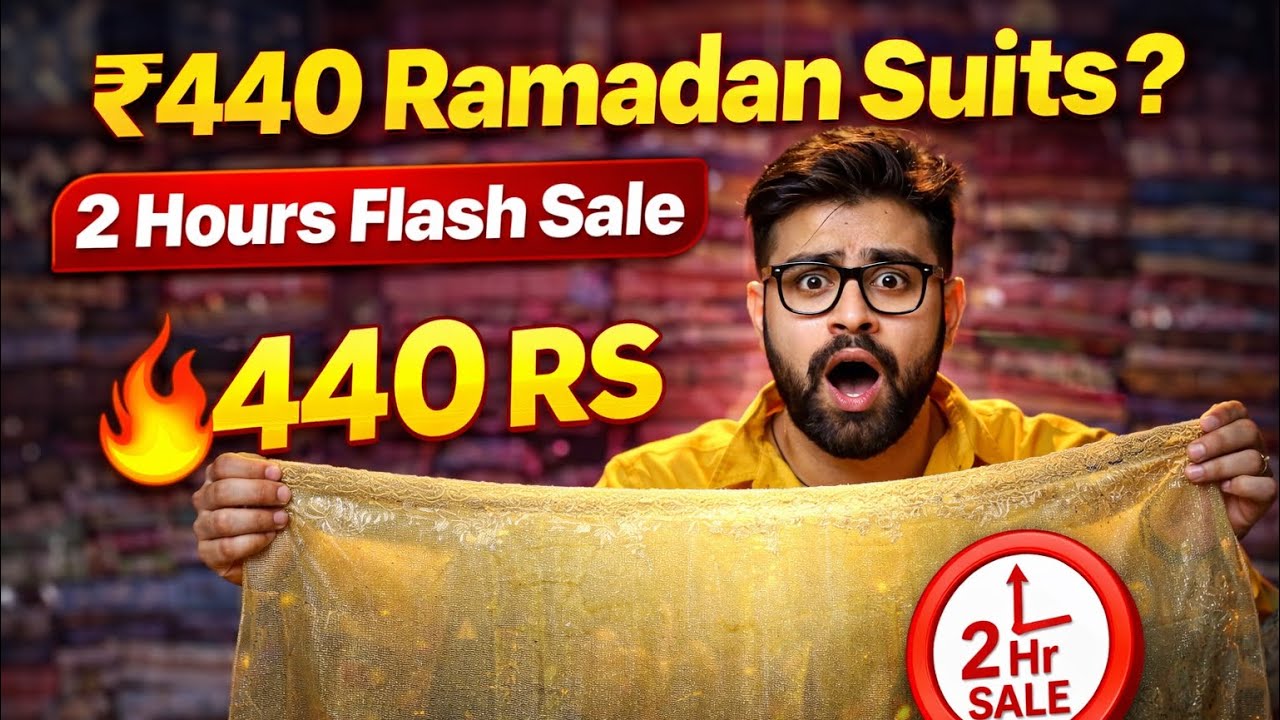 ₹440 Ramadan Suits? 2 Hours Flash Sale 🔥