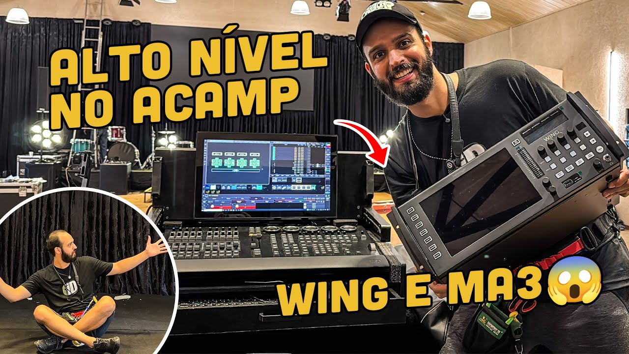 LEVEI A WING RACK E A MA3 NO ACAMPAMENTO!