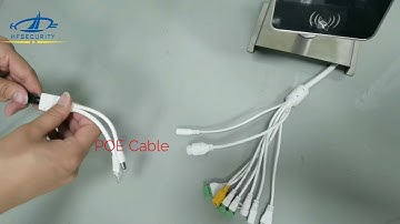 HFSecurity RA08T Face Recognition Temperature device with POE Function