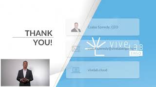 Celebrity ViveLab Ergo Elevator Pitch Profile