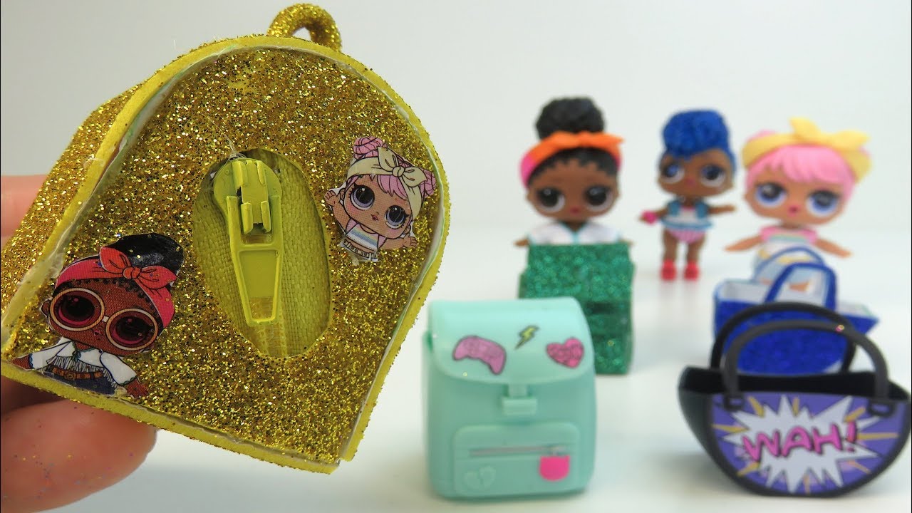 lol doll mini backpack