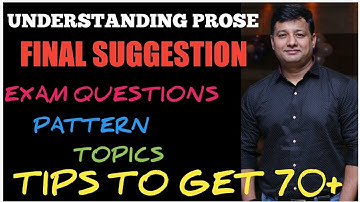 UNDERSTANDING PROSE BEGE 105 IGNOU @classicwayoflearning