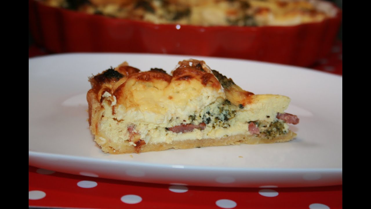 Tarte brocolis, chaource - YouTube