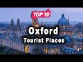 Top 10 des endroits  visiter  oxford  royaumeuni  anglais