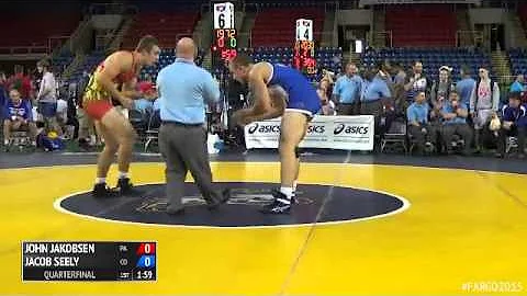 195 Quarterfinal - Jacob Seely (Colorado) vs. John...