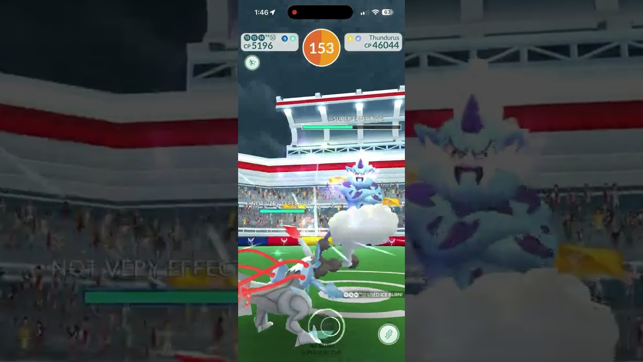 Thundurus-Incarnate Solo, Snow, No Adventure Effect, Thunder Shock/Brick Break
