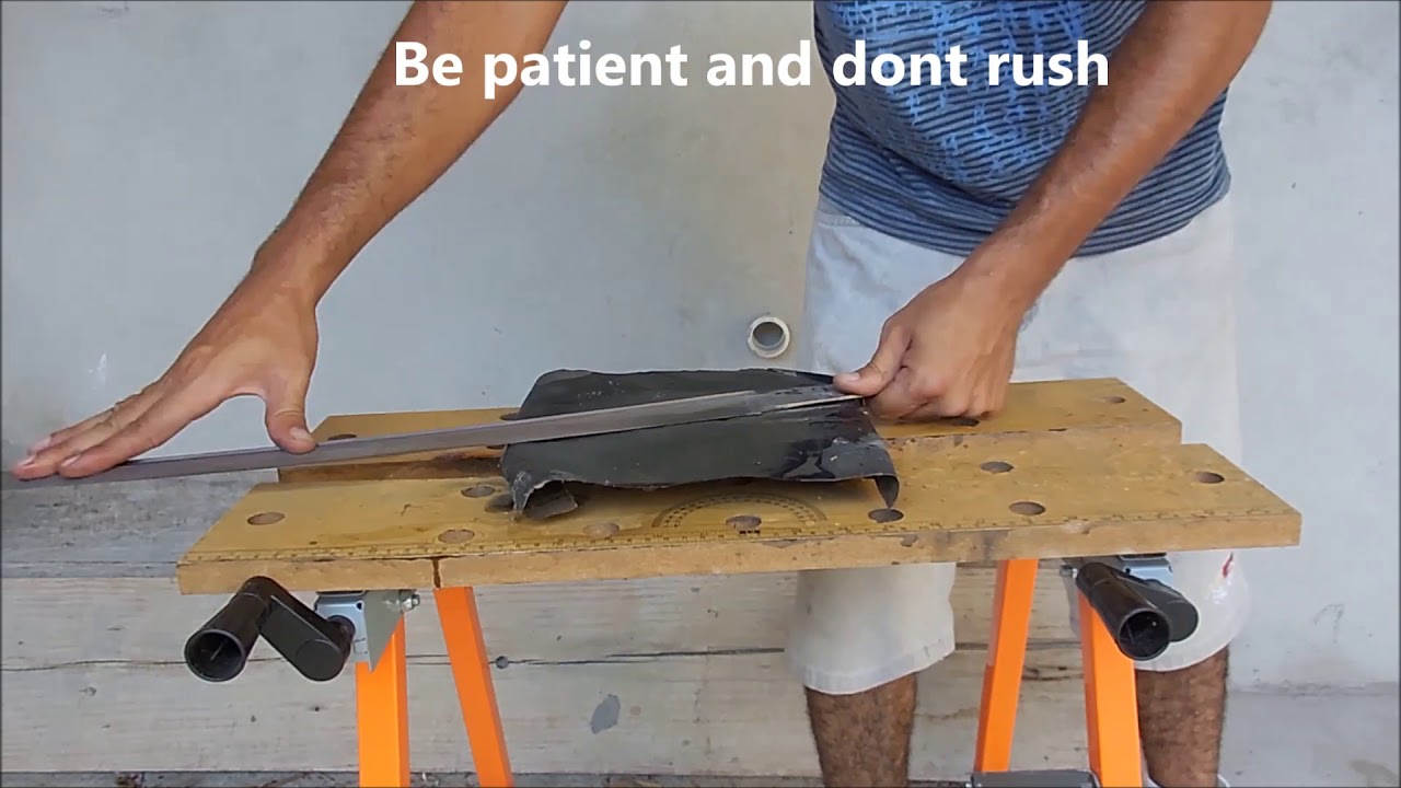 DIY - How to sharpen a blunt sword 