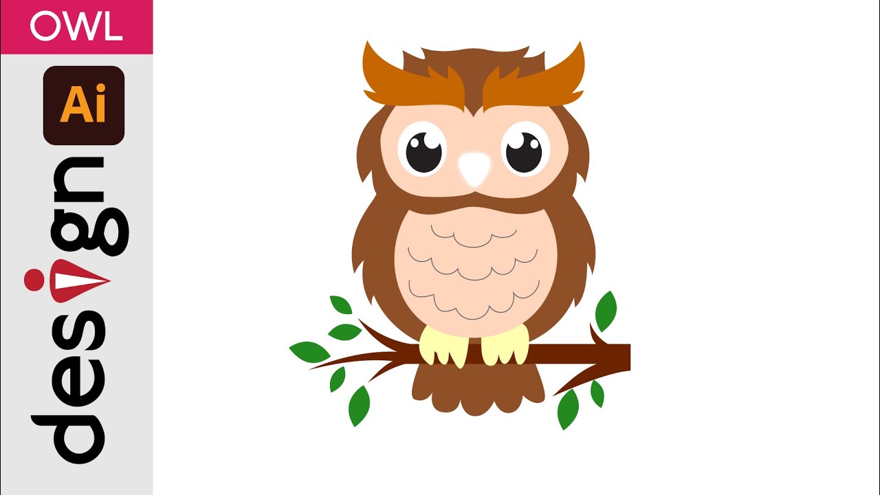 How To Design A Logo From An Image | Modern OWL Logo Design