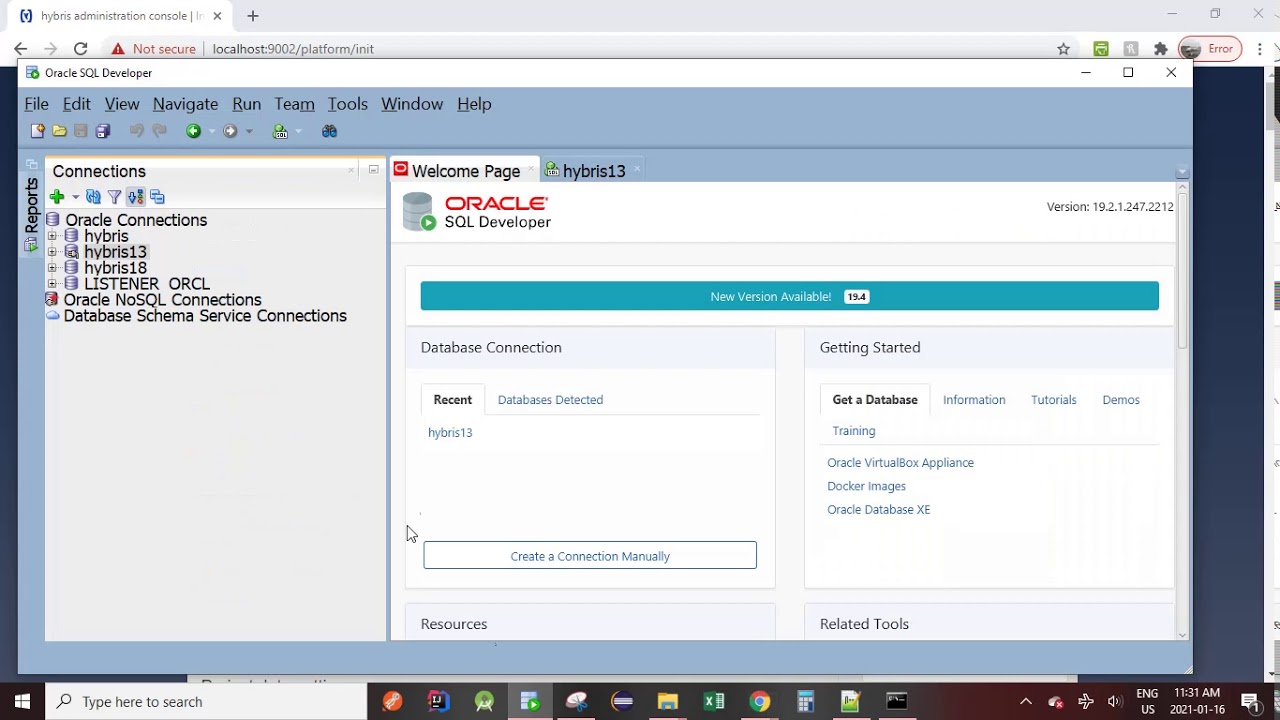 Connecting SAP Hybris with Oracle SQL Developer - YouTube