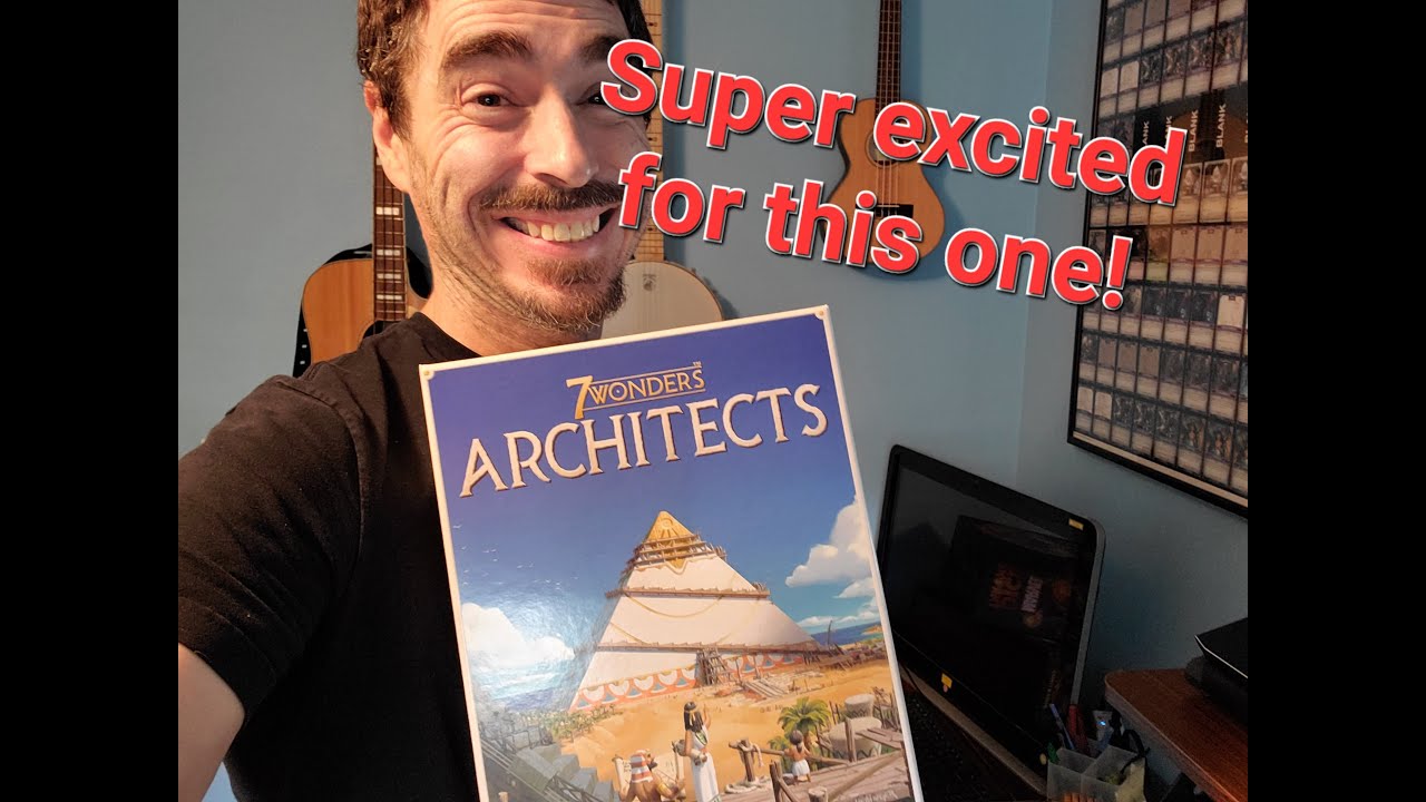 7 Wonders Architects | unboxing, reactions, and a kind of how to play