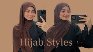 2024 trending hijab styles || لفات الطرح الترند و انتي مغطية رقبتك