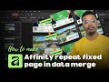 Affinity Data Merge Explained | Fixed Front & Variable Back Postcard Problem (Solved)