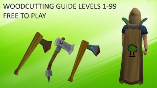 OSRS | Woodcutting Guide | Level 1-99 F2P