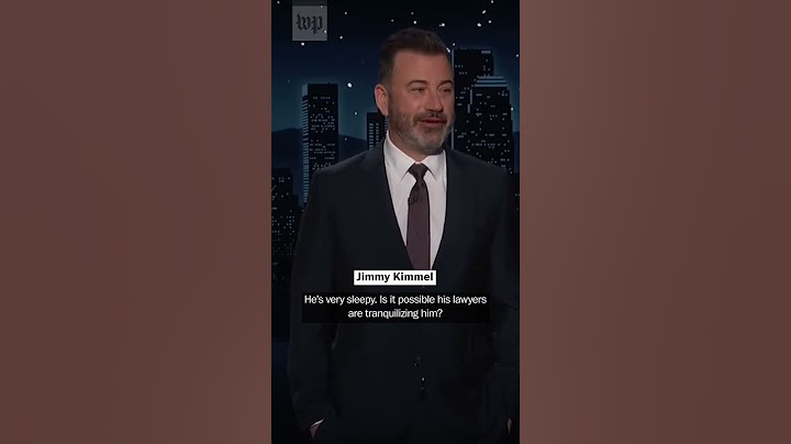 Late-night hosts mock Trump sleeping in court