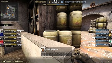CSGO: 1v5 clutch ninja defuse
