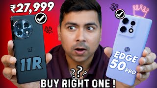 Moto Edge 50 Pro vs OnePlus 11R Full Comparison   Best Phone to Buy this Sale!