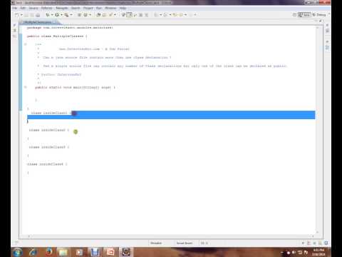Java Can a source file contain more than one class declaration