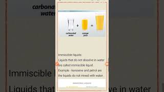 Liquids And Immiscible Liquids