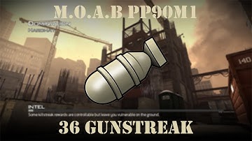 Modern Warfare 3 | DOM Hardhat M.O.A.B | INSANE 36 Gunstreak with GOLD PP90M1 | No commentary