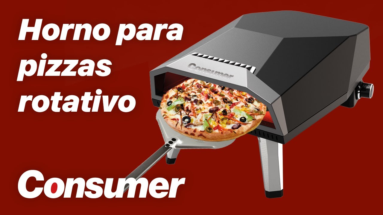 Horno para Pizza a Gas Rotativo 12´ - Consumer