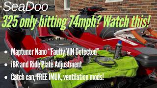 SeaDoo 325 only hitting 74mph with a SCOM? Watch this!