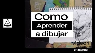 Como Aprender a Dibujar Facil | How to Draw Easy | Video #1 La hoja en blanco